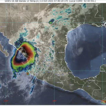 Pamela es nuevamente huracán categoría 1