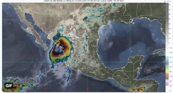 Pamela es nuevamente huracán categoría 1