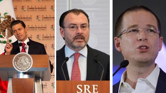 Por delincuencia organizada acusará FGR a Peña Nieto, Videgaray y Anaya