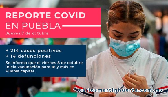 Este viernes arranca jornada de vacunación a mayores de 18 años en Puebla capital: Salud