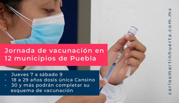 Realizará Brigada Correcaminos jornada de vacunación en 12 municipios de jueves a sábado