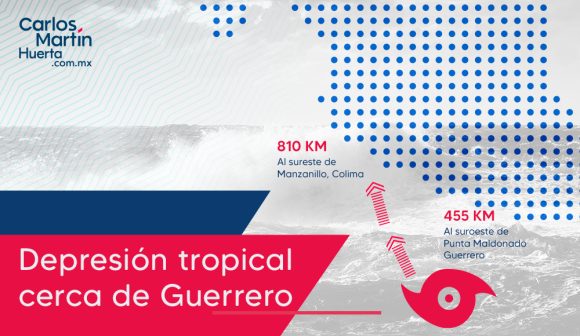 Nueva depresión tropical en Guerrero