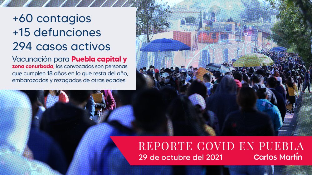 Vacunación para Puebla capital y zona conurbada, anuncia Secretaría de Salud
