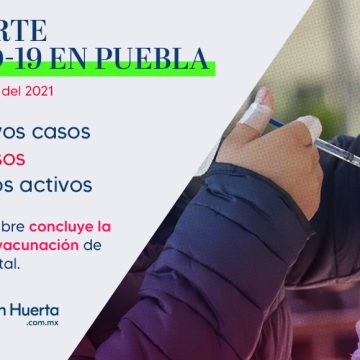 Concluye este 13 de octubre jornada de vacunación en Puebla capital: Salud