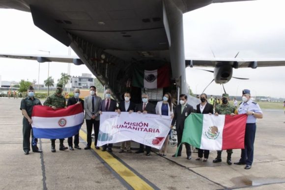 VACUNAS A PARAGUAY México dona 150 mil vacunas anticovid de AstraZeneca a Paraguay