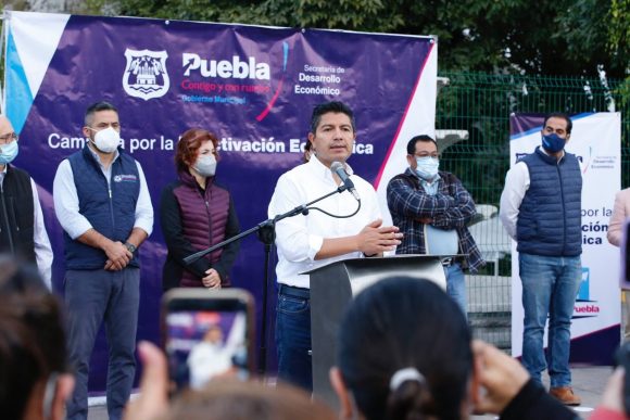 Ayuntamiento de Puebla inicia Caminatas por la Reactivación Económica