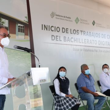 Inicia SEP construcción de aulas de un bachillerato #158 en San Carlos