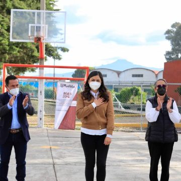Ayuntamiento de Puebla entrega obras de MÁS Juntas Auxiliares en San Jerónimo Caleras y Hueyotlipan