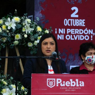 Conmemora Ayuntamiento de Puebla 2 de octubre de 1968