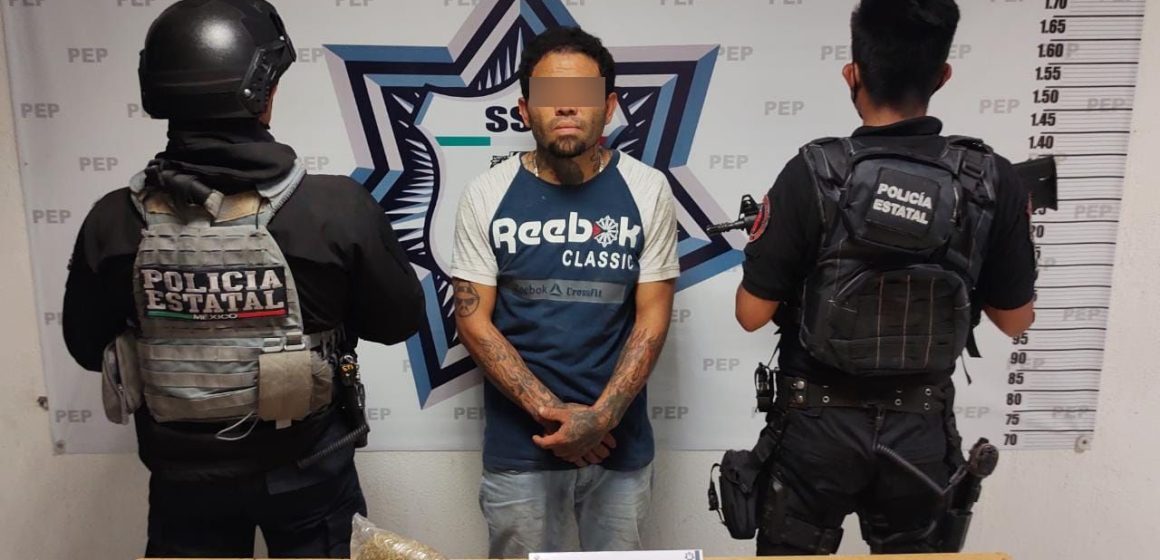 Detiene Policía Estatal a presunto narcomenudista de la banda de “La Dulce”