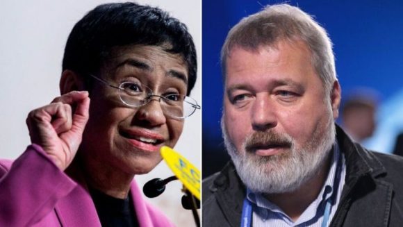 Periodistas de Filipinas y Rusia ganan el Nobel de la Paz