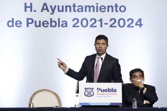 Buena coordinación y diálogo ofrece a Puebla Eduardo Rivera Pérez