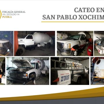 Fiscalía aseguró 8 pipas en nuevo cateo en Xochimehuacan