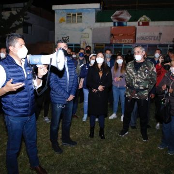 Habitantes de San Manuel se suman a Eduardo Rivera para trabajar por la seguridad