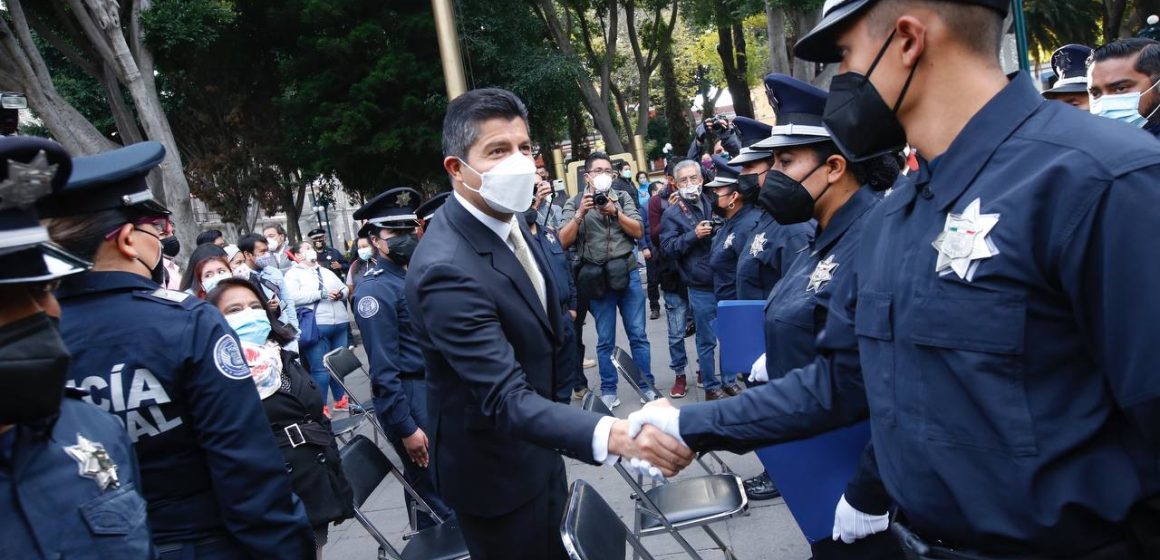 Eduardo Rivera convoca a la Policía Municipal a ser la mejor de México