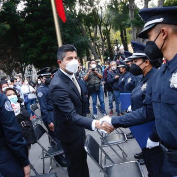 Eduardo Rivera convoca a la Policía Municipal a ser la mejor de México