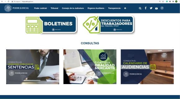 382b2644-c0a9-4fcd-9d3e-282b7009fe33 Habilita Poder Judicial de Puebla consulta de estadísticas de oralidad mercantil a través de Internet