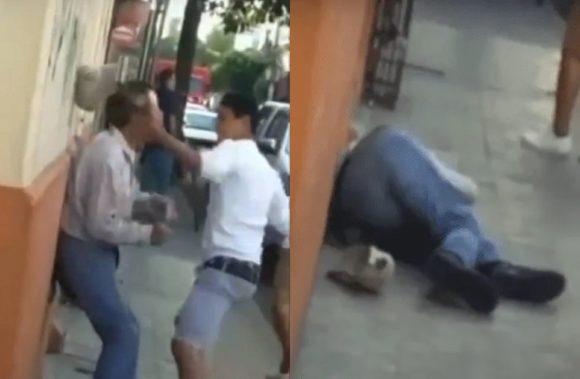 (VIDEO)  Jóvenes golpean a adulto mayor y lo suben a redes; dos de los cuatro involucrados ya fueron detenidos