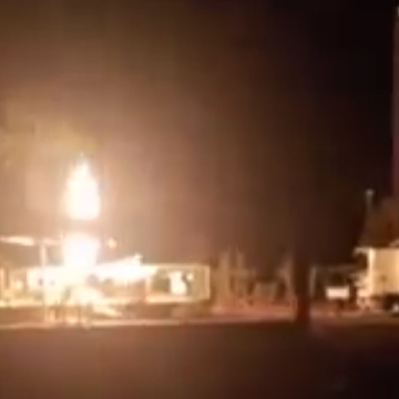 (VIDEO) Explota tanque de gas LP en estación en Veracruz