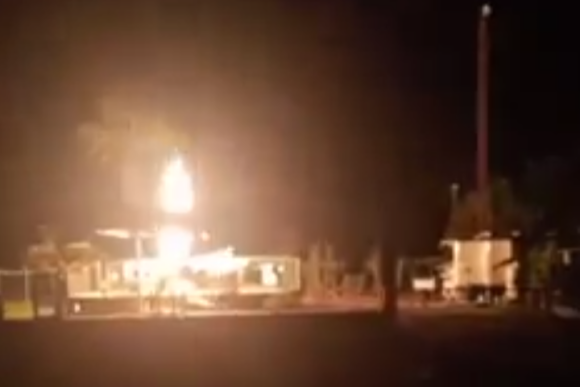 (VIDEO) Explota tanque de gas LP en estación en Veracruz