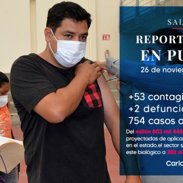 Reporta Salud avance del 21.24% en la vacunación contra la influenza