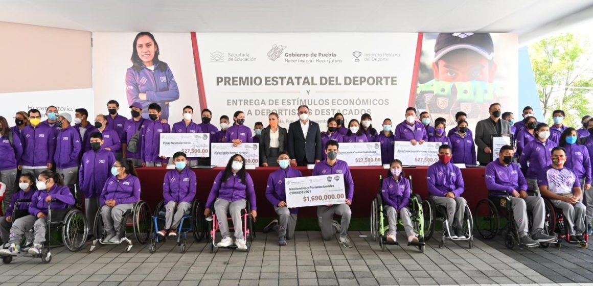 Gobierno del Estado realizó la entrega del Premio Estatal del Deporte 2021