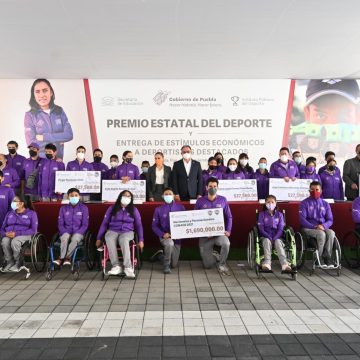 Gobierno del Estado realizó la entrega del Premio Estatal del Deporte 2021