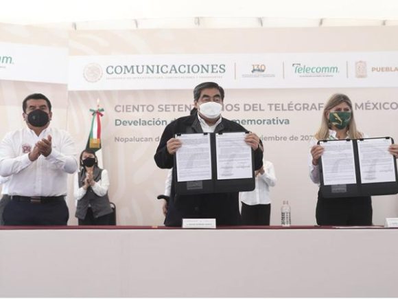 Para fortalecerlo, Gobierno de Puebla analizará que Telecomm sea recaudador de contribuciones estatales