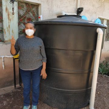 Instala Bienestar captadores de agua pluvial en Chiautla y Chietla