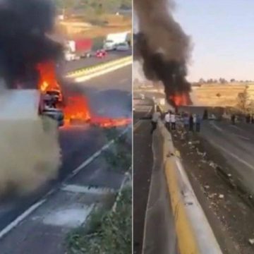 Accidente en autopista México-Puebla deja 15 peregrinos heridos