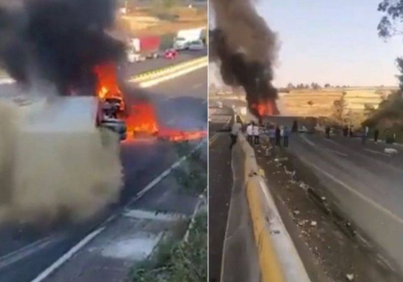 Accidente en autopista México-Puebla deja 15 peregrinos heridos