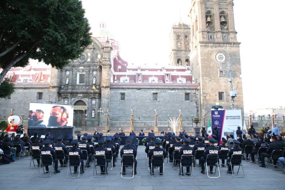 Impulsa Eduardo Rivera profesionalización y fortalecimiento de la Policía Municipal