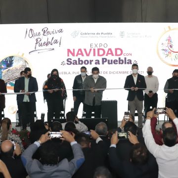 “El campo del estado ya se está moviendo”, sostiene MBH; inaugura Expo Navidad con Sabor a Puebla