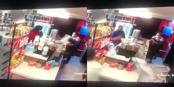 (VIDEO) Diputada por Morena entra y tira objetos en cafetería de San Lázaro