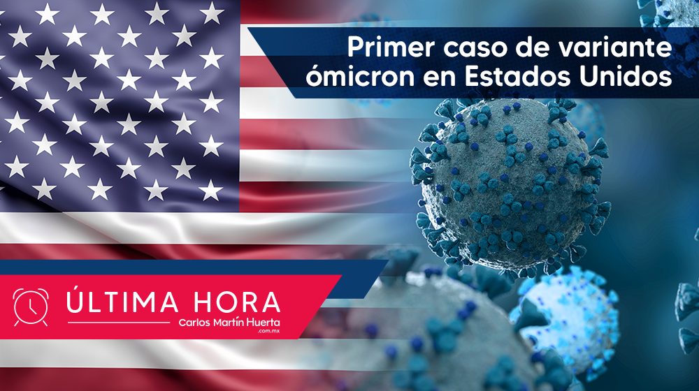 Primer caso de variante ómicron detectada en Estados Unidos