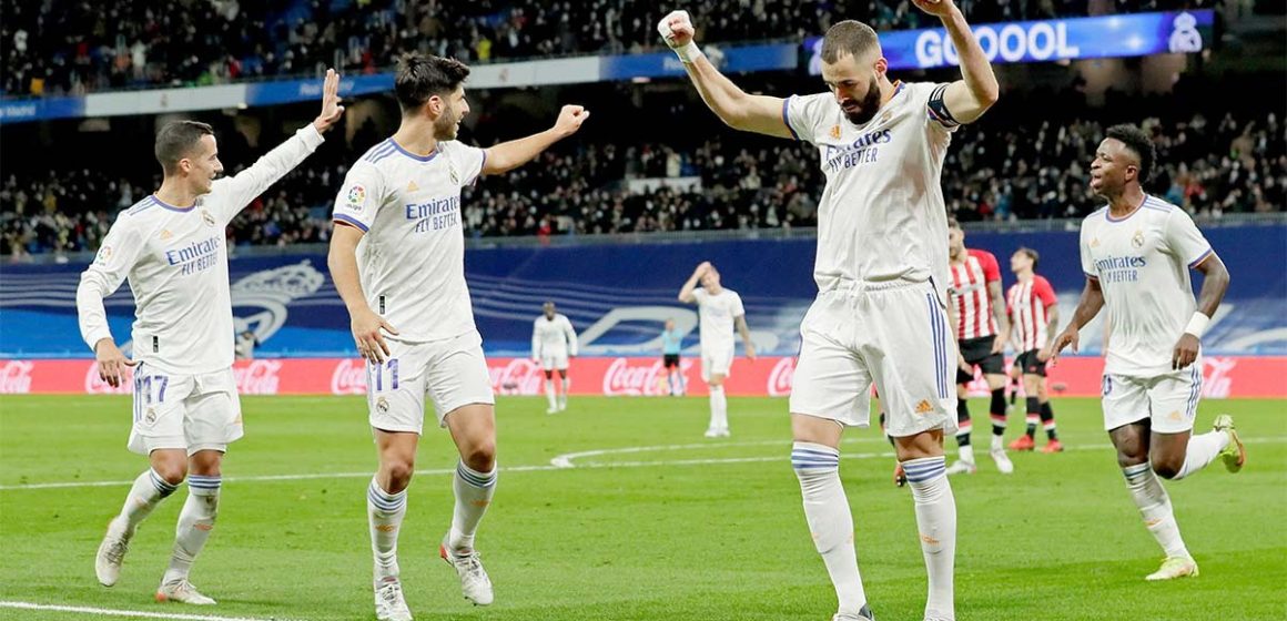 El Real Madrid superó al Athletic y aumenta ventaja en La Liga