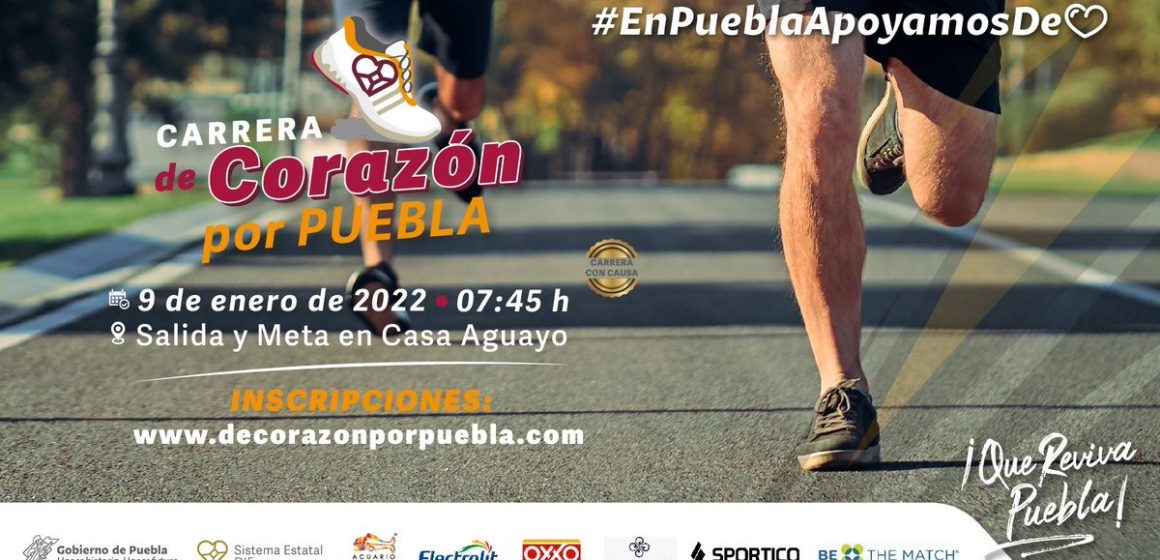 Anuncia SEDIF “Carrera de Corazón por Puebla” para domingo 9 de enero