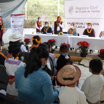 Brinda gobierno estatal certeza jurídica; inaugura primer juzgado indígena del Registro Civil