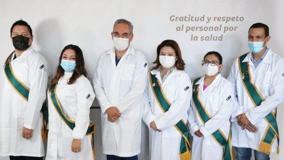 Por su servicio en la pandemia, 222 trabajadores de la Secretaría de Salud reciben la presea “Miguel Hidalgo”