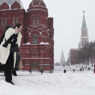En Moscú se registra la mayor nevada desde 1949