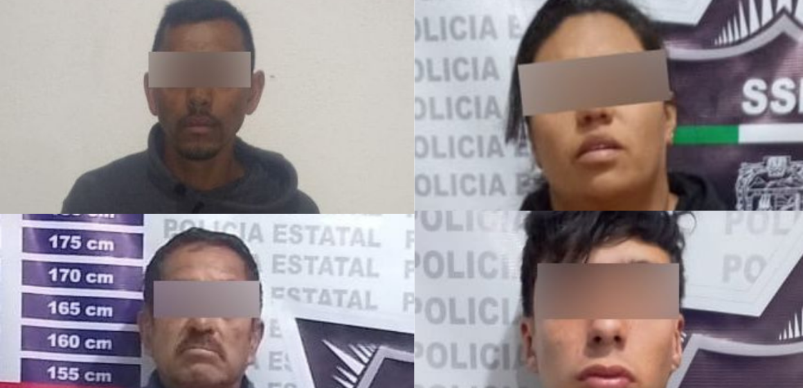 Detiene Policía Estatal a cuatro personas presuntamente vinculadas al homicidio de edil auxiliar en Zacatlán