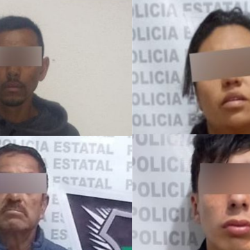 Detiene Policía Estatal a cuatro personas presuntamente vinculadas al homicidio de edil auxiliar en Zacatlán