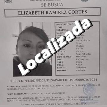 Elizabeth desapareció en Huejotzingo y fue localizada sin vida en Nativitas