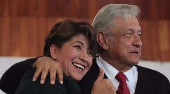(VIDEO) “Es una mujer honesta”: AMLO defiende a Delfina Gómez tras Caso Texcoco