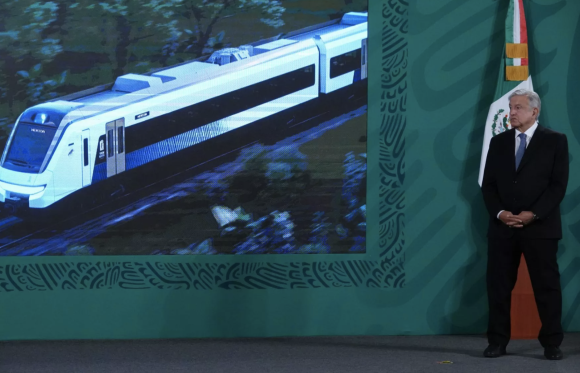 AMLO Tren Maya CMH AMLO anuncia cambios en la trazada del Tren Maya; pide a hoteleros que “cooperen”
