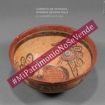 Protesta México contra subasta de 30 piezas arqueológicas en París