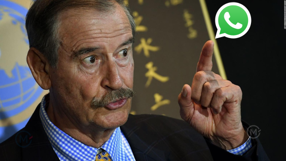 Vicente Fox, whatsapp Hackean la cuenta de WhatsApp de Vicente Fox