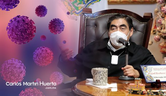 Por Ómicron, Miguel Barbosa llama a poblanos actuar con limites y sensatez para evitar aumento de contagios