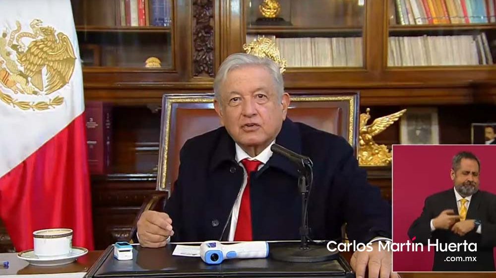 El presidente López Obrador informa que se encuentra bien.