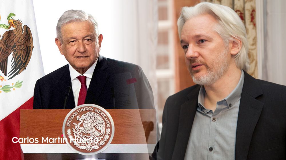 El presidente López Obrador pidió a Donald Trump exoneración de Julian Assange